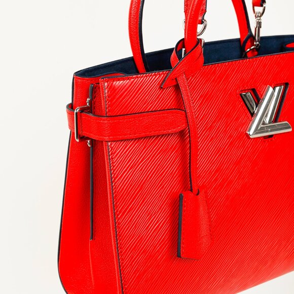 Louis Vuitton Twist Coquelicot Epi Leather Tote - Picture 9 of 16